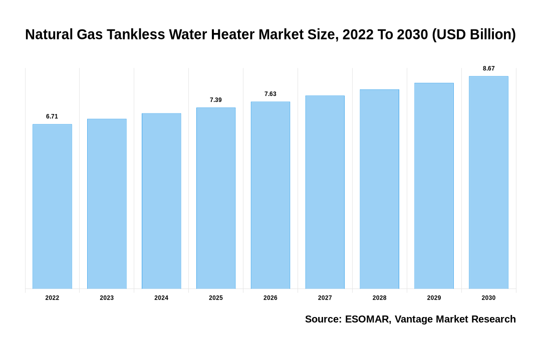 Natural Gas Tankless Water Heater Market Share
