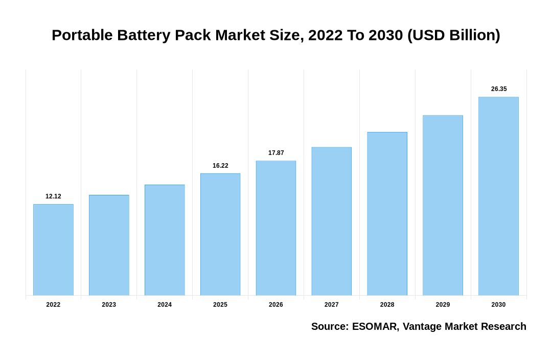 Portable Battery Pack Market Share