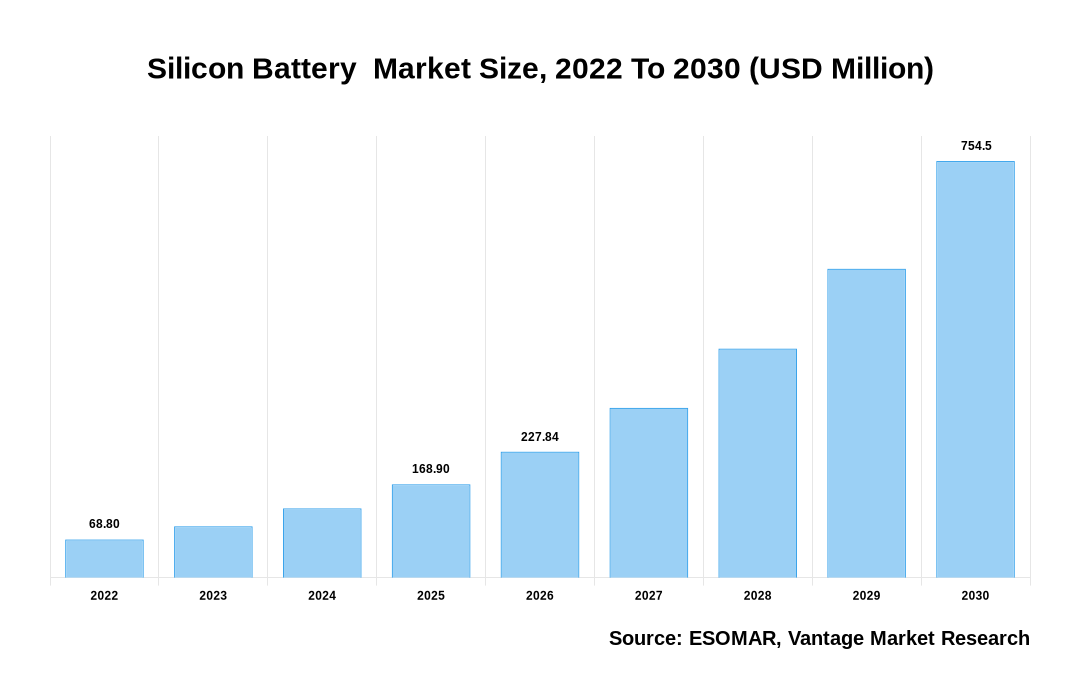 Silicon Battery  Market Share