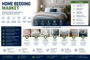 Home Bedding Market Size Worth USD178.8 Bn by 2035